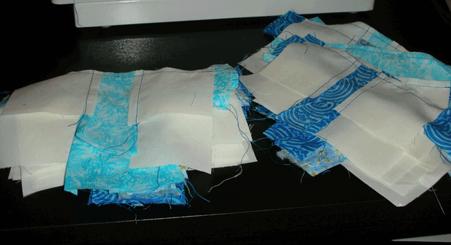 Pieced squares for Simple Math