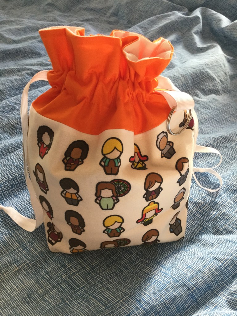 Orange firefly bag